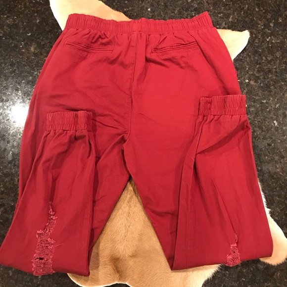 NWT Elite Jeans elastic ankle Distressed 1X - Picture 6 of 8